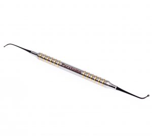 Fuloar instrument bila cu doua capete cu acoperire de titan negru