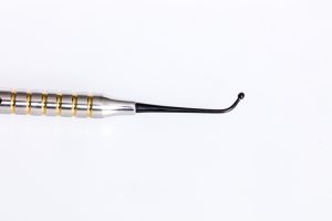 Fuloar instrument bila cu doua capete cu acoperire de titan negru - imagine 2